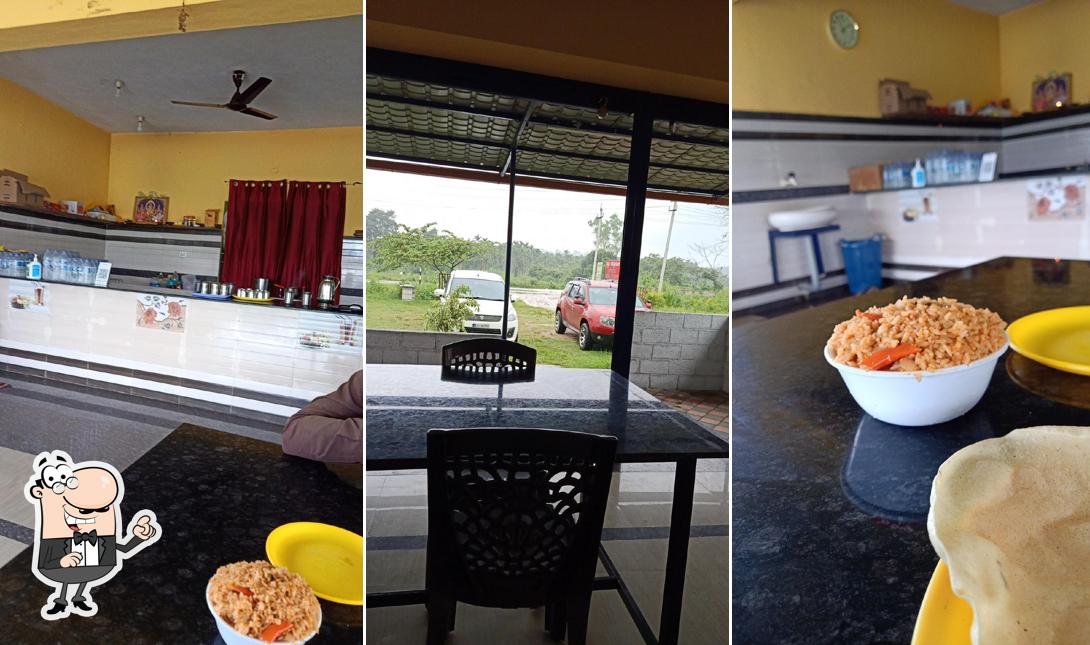 The interior of Swathi veg restaurant