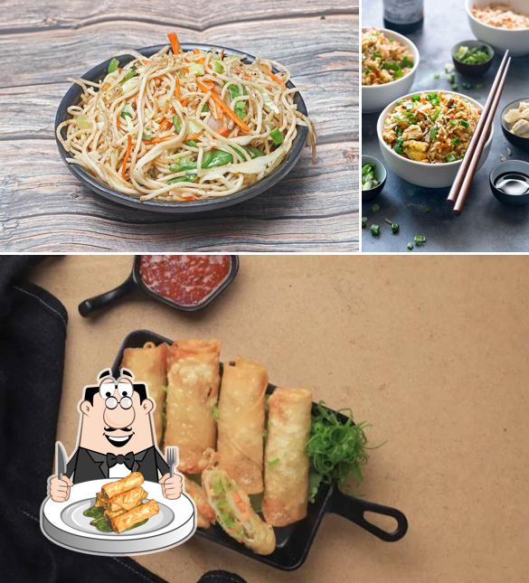 Spring rolls at Rush Junction