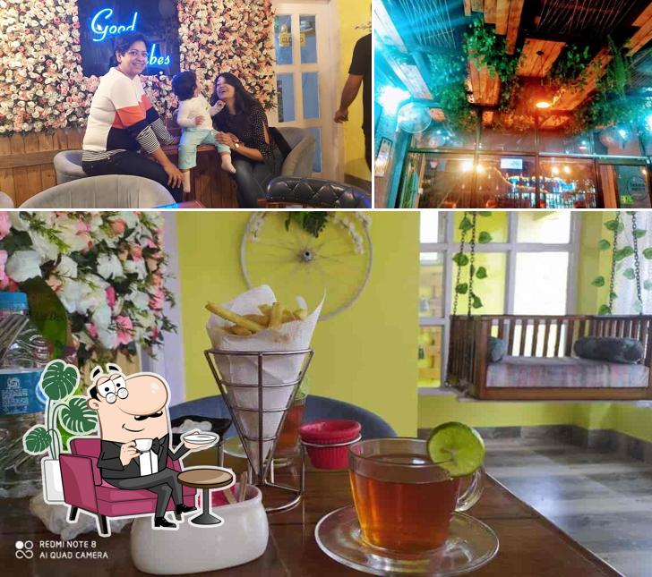 This is the photo depicting interior and bar counter at D' BACKYARD TREE CAFÉ RESTRO