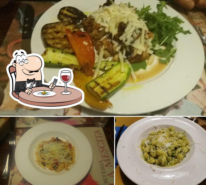 Platti al Osteria La Mescita