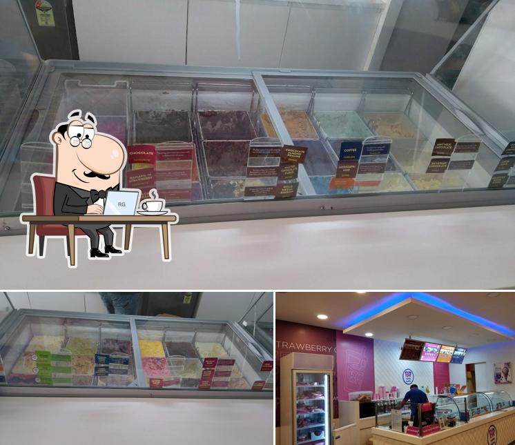 Check out how Baskin Robbins looks inside