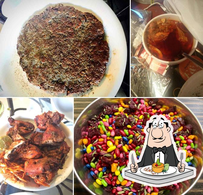 Food at Bubby Fish & Chicken Corner