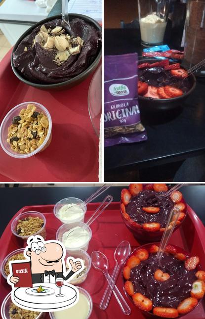 Platos en Cantinho do Açaí