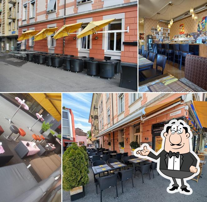 Gli interni di Bar & Restaurant Casanova