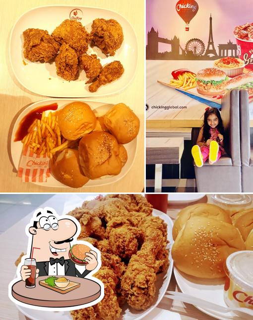 Try out a burger at ChicKing