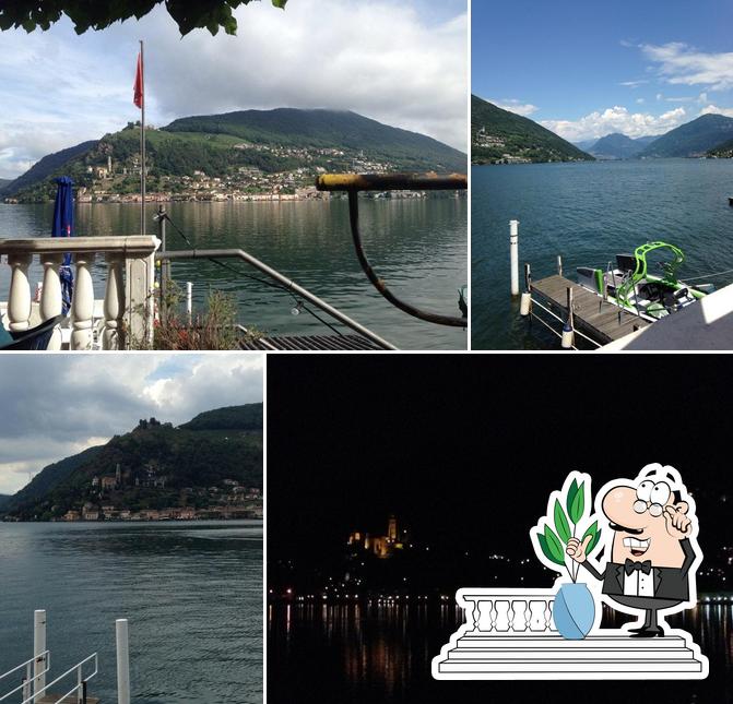 Goditi la vista dagli esterni di Ristorante - Hotel Lake Lodge Zappa