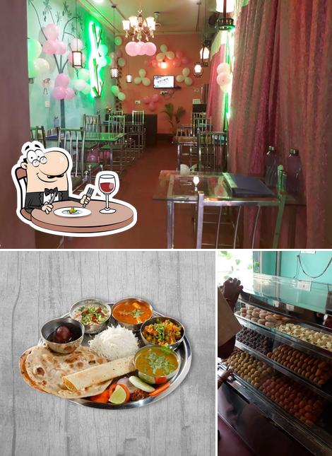 APARNA RESTAURANT is distinguished by food and interior