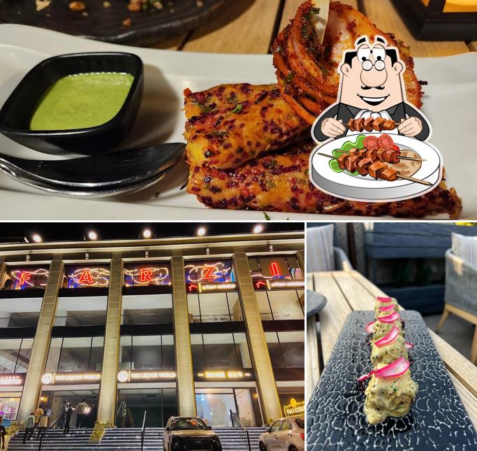 The restaurant's food and exterior