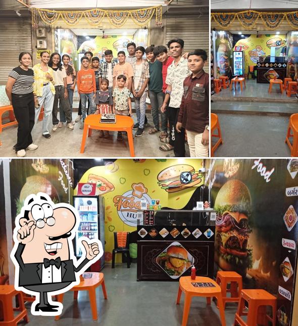 The interior of Foodies Hub restaurant