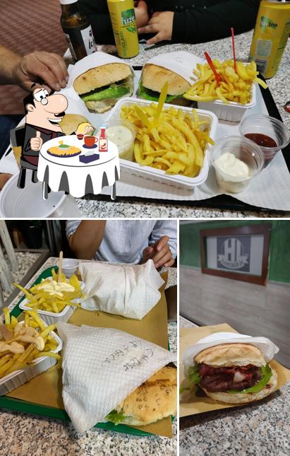 Piatto di formaggi al Hamburger In