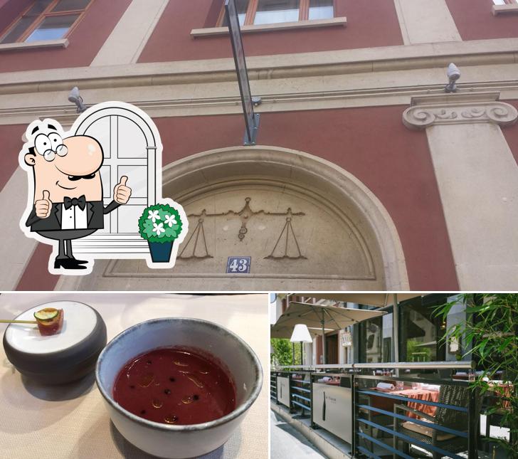 Dai un’occhiata alla immagine che raffigura la esterno e cibo di Le Flacon