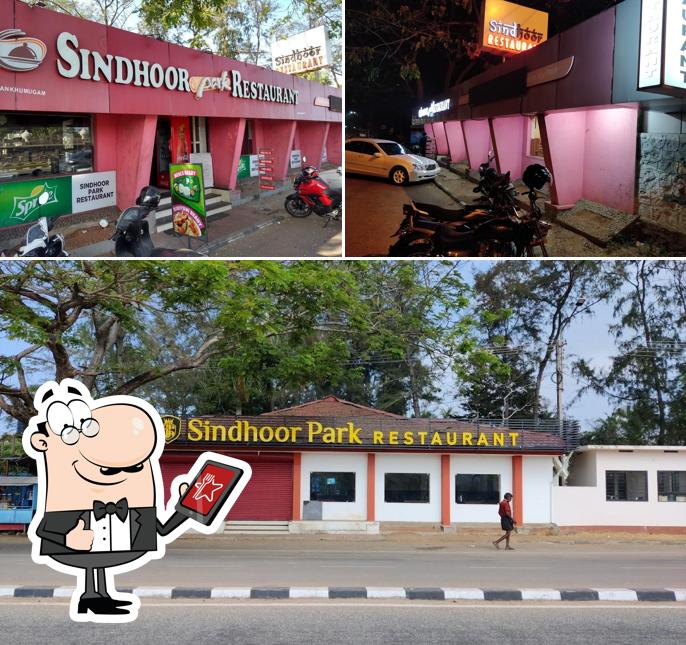 Enjoy the view at the outside area of Sindhoor Park Restaurant
