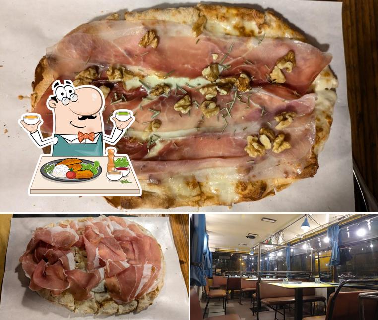 Tra le varie cose da Workshop-Pizza in pala alla romana si possono trovare la cibo e interni