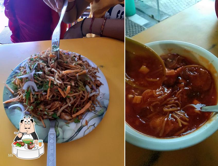 Hot and sour soup at Astha Restaurent
