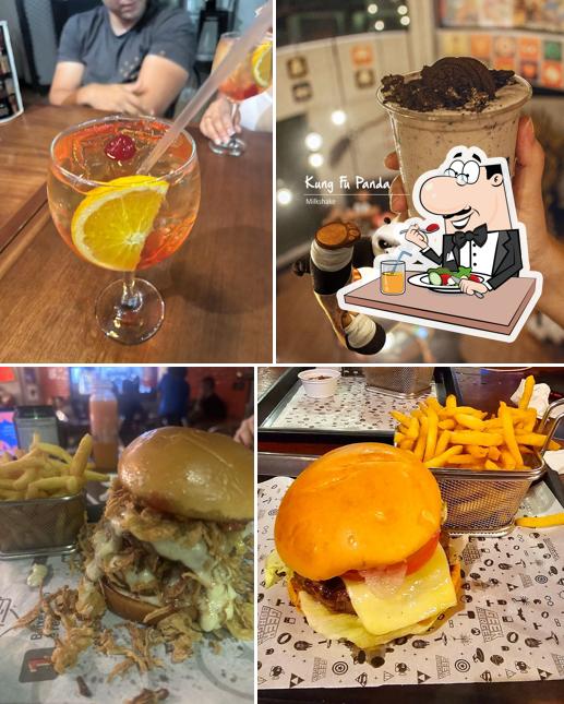 Platos en Geek Burger