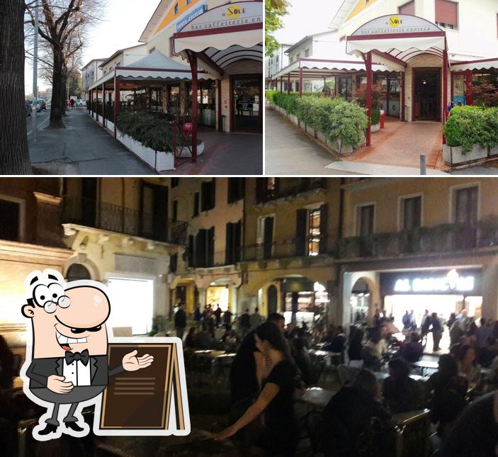 Il Sole Caffetteria wine bar si caratterizza per la esterno e cibo