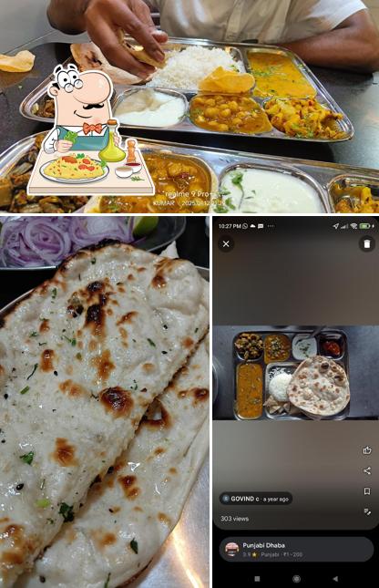 Food at Punjabi Dhaba Chidambar Restaurant Overbridge