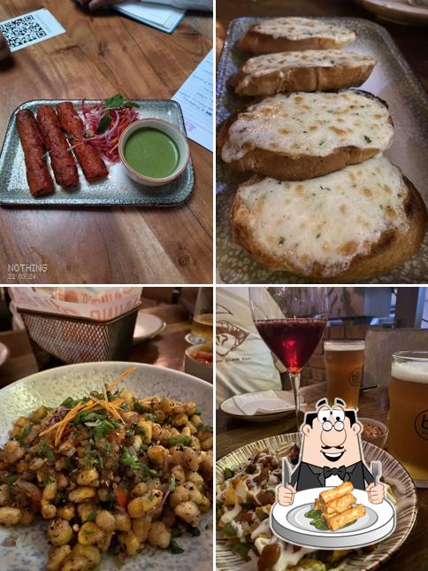 Spring rolls at BLR Brewing Co