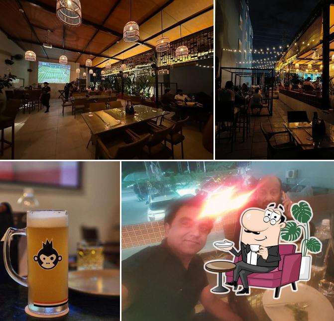 The interior of Next Round Bar & Kitchen