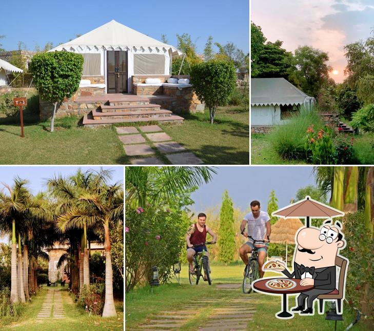 You can get some fresh air at the outside area of Sultan Bagh Resort by The Sky Imperial, Ranthambore