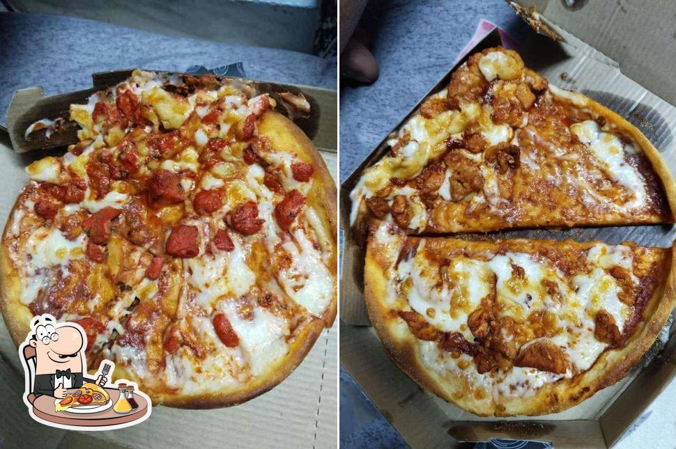 Try out pizza at The Hangout Pizza Hub