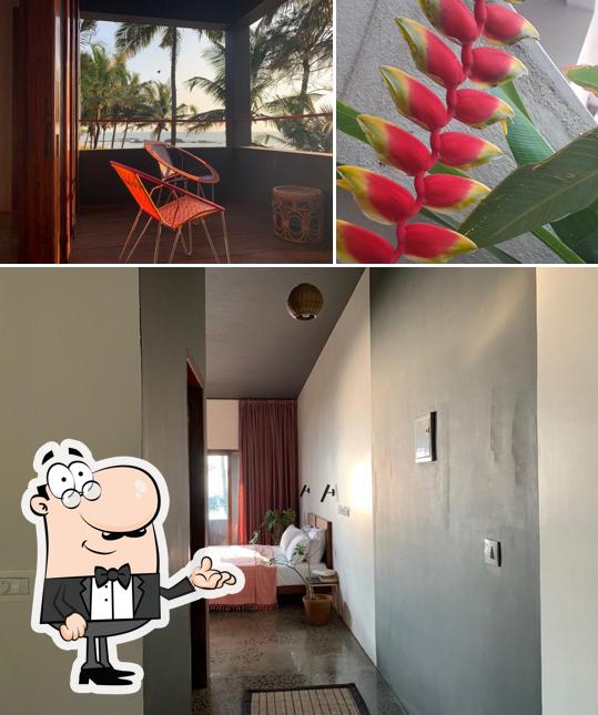 The photo of interior and food at ARU'S Beach Home