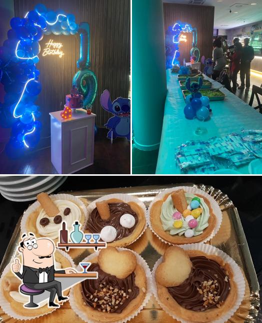 Questa è la immagine che raffigura la interni e cibo di Bar Miami