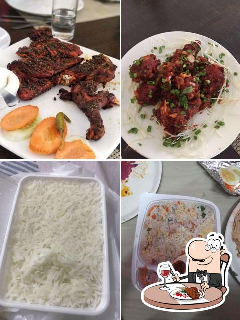 Order meat dishes at Gem Exprezz