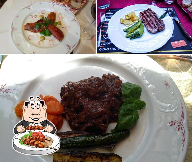 Platti al Osteria dei Càtari
