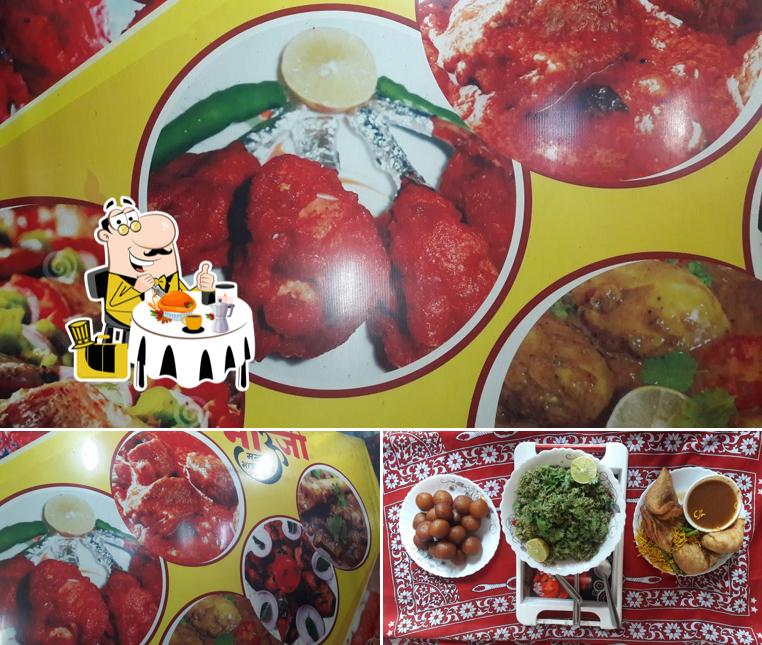 Food at Bhauji Matan Bhaajnaly .. Javeed Devni