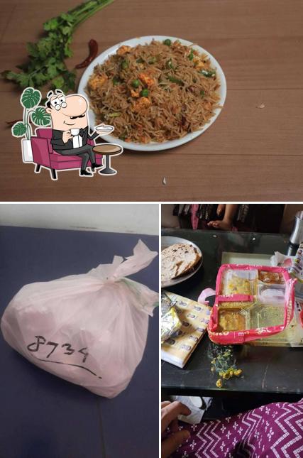 The picture of Thali Wala’s interior and beverage