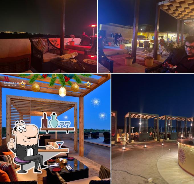 Check out how Wyra - Rooftop Restaurant in Jaisalmer looks inside
