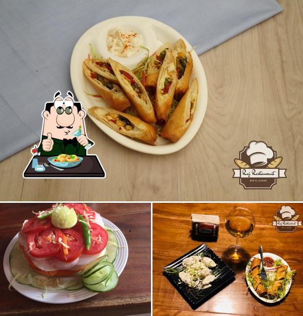 Food at Raj Restaurant Bar and Lounge