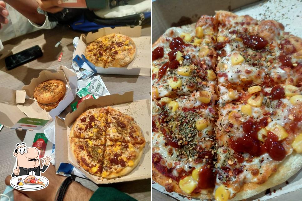Pick pizza at Baba Biryani