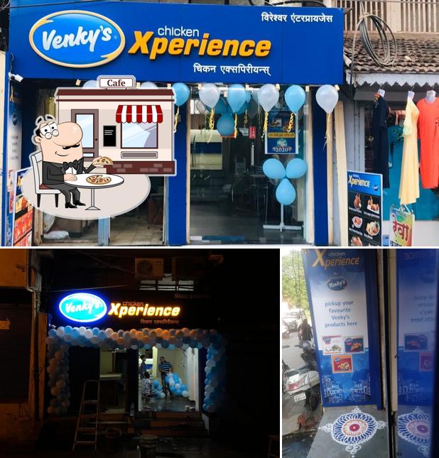 The exterior of VENKY's Chicken Experience, Mahad