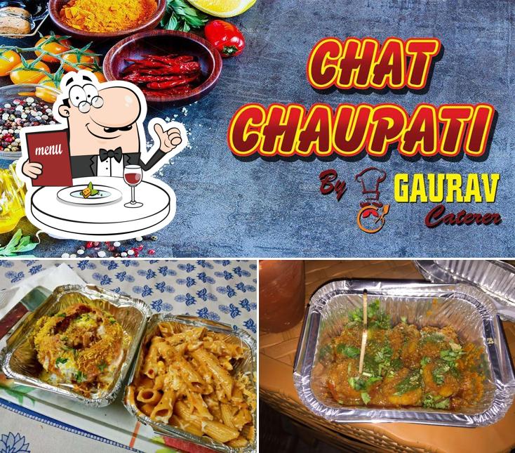 Food at Chat Chaupatti