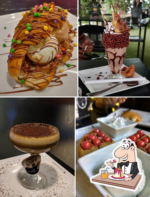Coffee By Di Bella Lokhandwala serves a selection of sweet dishes