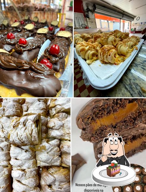 Bolo de chocolate em Panificadora Central