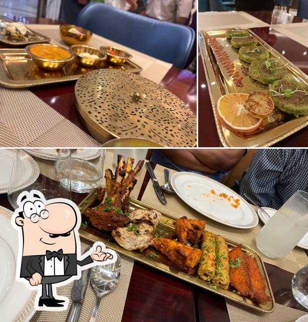 The interior of Punjab Grill Inorbit Mall