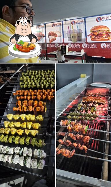 Food at Grills and Shakes