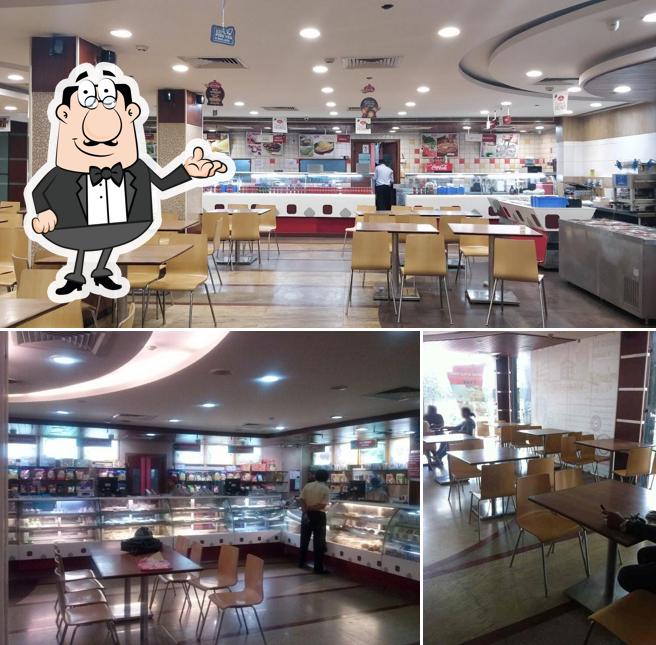 The interior of Haldiram's - Hush Food Mall