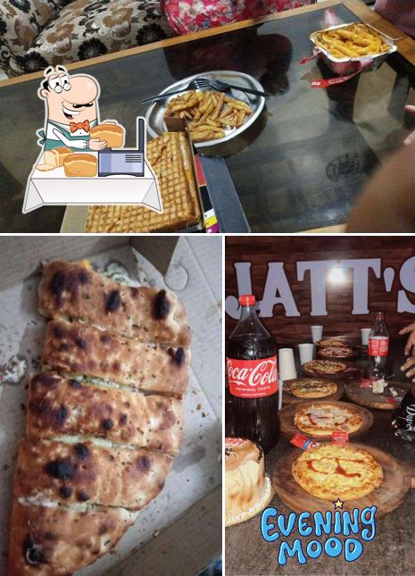 Garlic bread at Jatts pizza