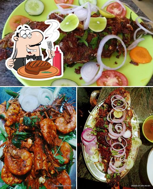 Pick meat dishes at Anand Moonrocks Restaurant