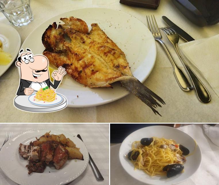 Spaghetti alla carbonara al Trattoria Adriatica