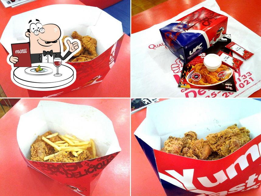 Food at UFC United Fried Chicken