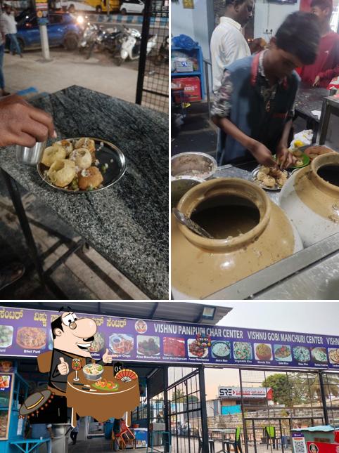 Check out the image depicting food and exterior at VISHNU PANI PURI