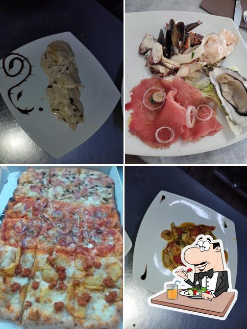 Cibo al ristorante pizzeria da Benedetto