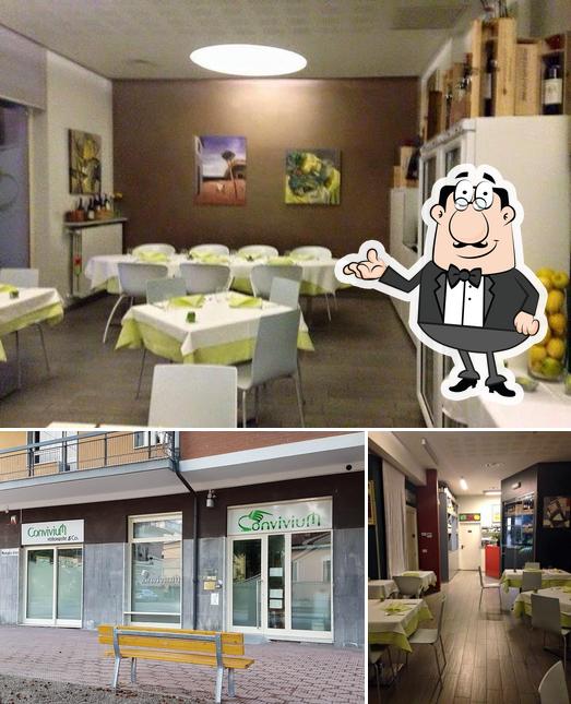 Gli interni di Convivium