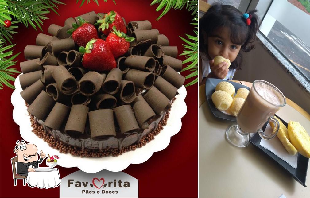 Peça uma das opções doces