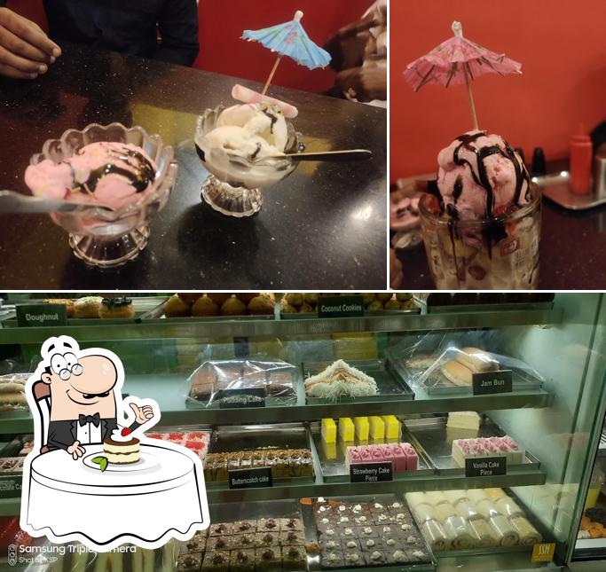 NILA SWEETS & BAKERY & Family Restaurant provides a selection of sweet dishes